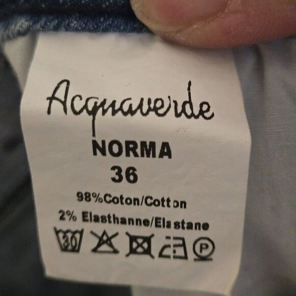 Revolve Aquaverde Norma Pencil Skirt In Worn Button Front Closure Size 36 - Picture 7 of 7